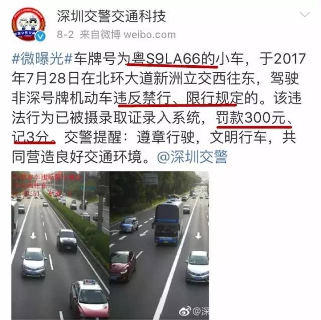 深圳限行处罚最新规定详解