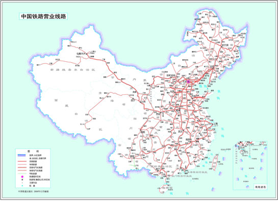 中国铁路最新地图揭示交通发展与变迁的壮丽画卷